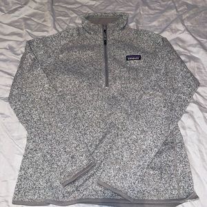 Patagonia Gray Marl Quarter Zip
